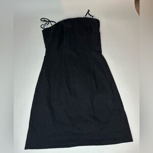 VENUS One Shoulder Black Dress
